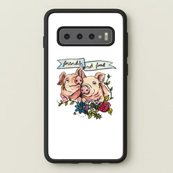 Friends Not Food - Vegan  - Vegan Phone Case for Galaxy S10 Plus