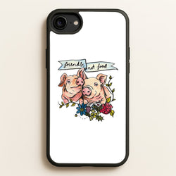 Friends Not Food - Vegan  - Vegan Phone Case for iPhone 6 / 7 / 8 / SE