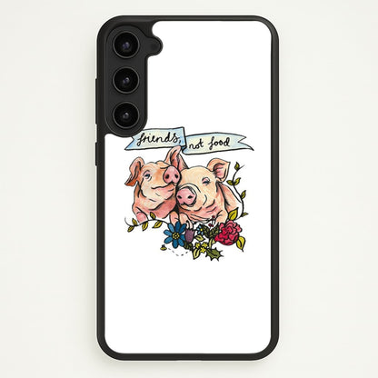 Friends Not Food - Vegan  - Vegan Phone Case for Galaxy S23