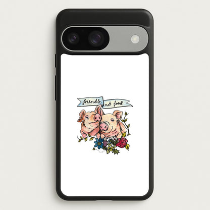 Friends Not Food - Vegan  - Vegan Phone Case for Google Pixel 9 / 9 Pro