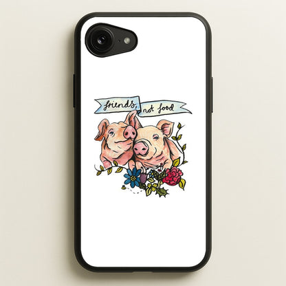 Friends Not Food - Vegan  - Vegan Phone Case for iPhone 16e