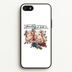Friends Not Food - Vegan  - Vegan Phone Case for iPhone 5 / 5s / SE 2016