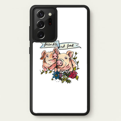 Friends Not Food - Vegan  - Vegan Phone Case for Galaxy Note 20 Ultra