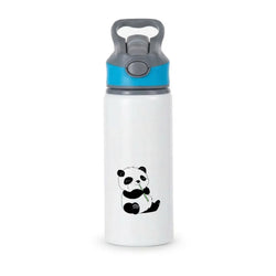 Vegan Panda Active Water Bottle - Blue