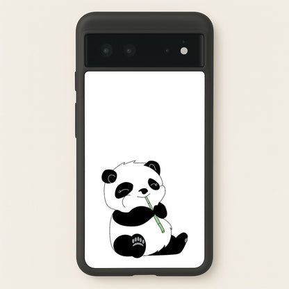 Vegan Panda  - Vegan Phone Case for Google Pixel 6