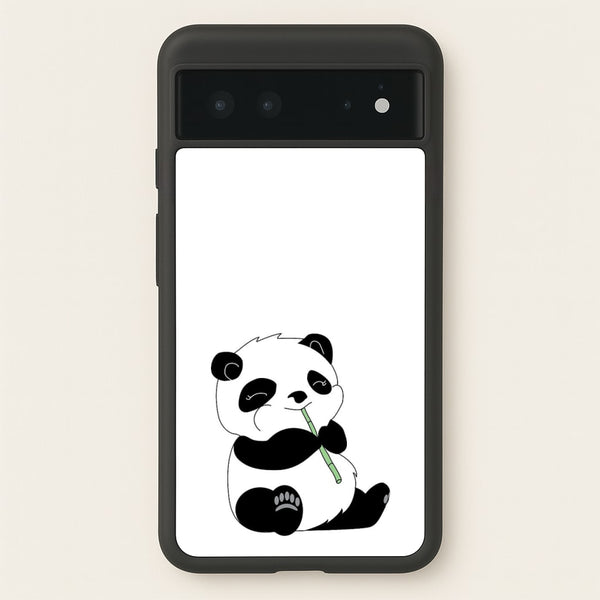 Vegan Panda  - Vegan Phone Case for Google Pixel 6