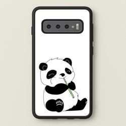 Vegan Panda  - Vegan Phone Case for Galaxy S10