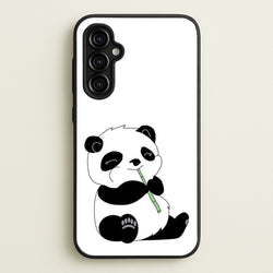 Vegan Panda  - Vegan Phone Case for Galaxy A54