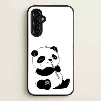 Vegan Panda  - Vegan Phone Case for Galaxy A54