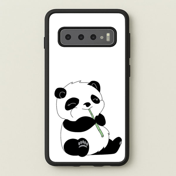 Vegan Panda  - Vegan Phone Case for Galaxy S10 Plus