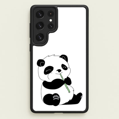 Vegan Panda  - Vegan Phone Case for Galaxy S22 Ultra