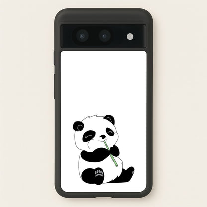 Vegan Panda  - Vegan Phone Case for Google Pixel 8a
