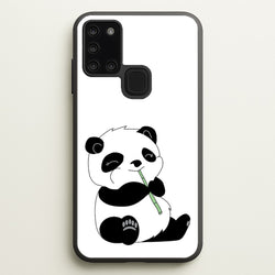 Vegan Panda  - Vegan Phone Case for Galaxy A21s