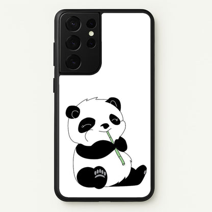 Vegan Panda  - Vegan Phone Case for Galaxy S21 Ultra