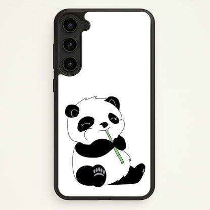 Vegan Panda  - Vegan Phone Case for Galaxy S23 Plus