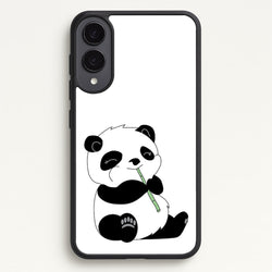Vegan Panda  - Vegan Phone Case for Galaxy S25 Edge