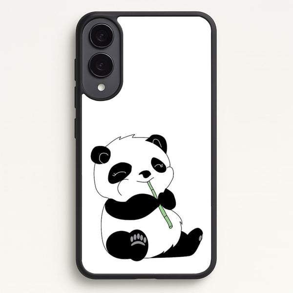 Vegan Panda  - Vegan Phone Case for Galaxy S25 Edge