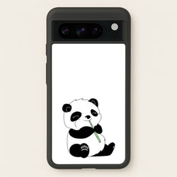 Vegan Panda  - Vegan Phone Case for Google Pixel 8 Pro