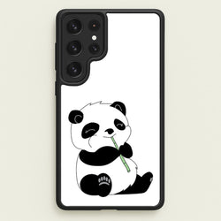 Vegan Panda  - Vegan Phone Case for Galaxy S23 Ultra