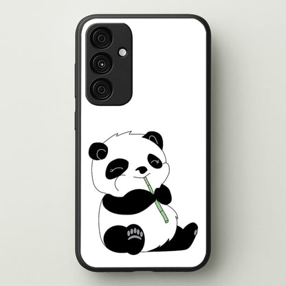 Vegan Panda  - Vegan Phone Case for Galaxy A35