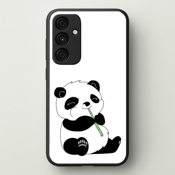 Vegan Panda  - Vegan Phone Case for Galaxy A35