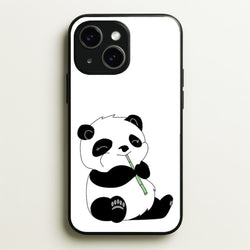 Vegan Panda  - Vegan Phone Case for iPhone 15