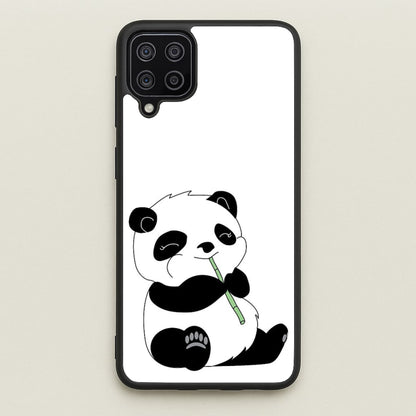 Vegan Panda  - Vegan Phone Case for Galaxy A12