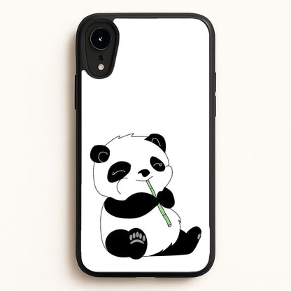 Vegan Panda  - Vegan Phone Case for iPhone XR