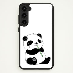 Vegan Panda  - Vegan Phone Case for Galaxy S23