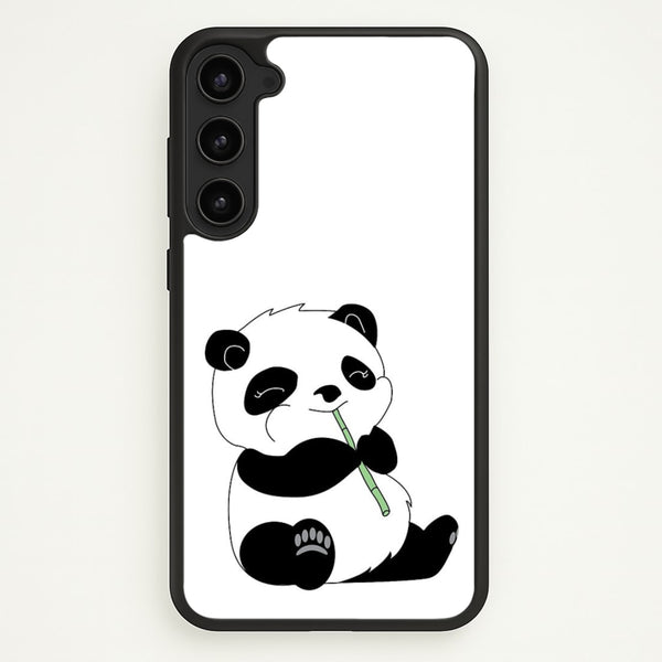 Vegan Panda  - Vegan Phone Case for Galaxy S23