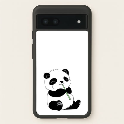 Vegan Panda  - Vegan Phone Case for Google Pixel 6a