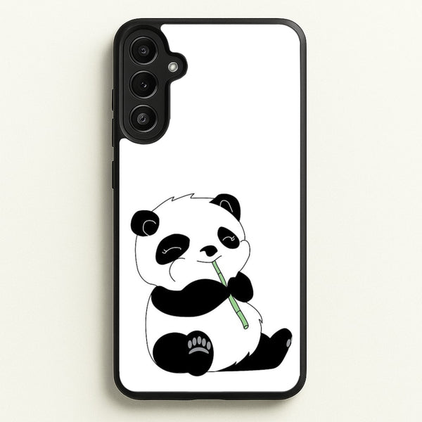 Vegan Panda  - Vegan Phone Case for Galaxy A34