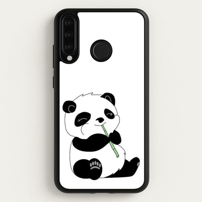 Vegan Panda  - Vegan Phone Case for Huawei P30 Lite