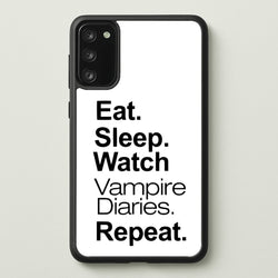 Eat Sleep Watch VPD Repeat  - marble Phone Case for Galaxy A41