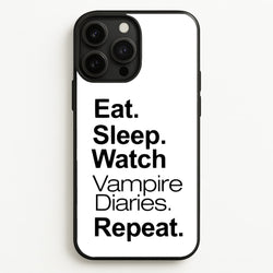 Eat Sleep Watch VPD Repeat  - marble Phone Case for iPhone 13 Pro Max