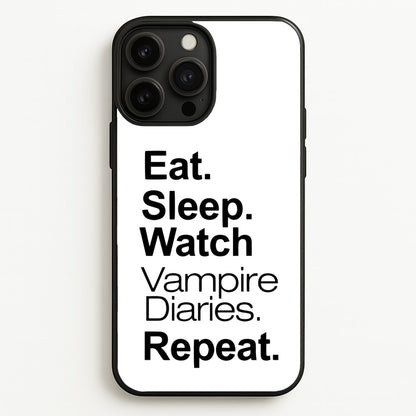 Eat Sleep Watch VPD Repeat  - marble Phone Case for iPhone 13 Pro Max