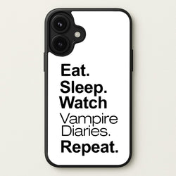 Eat Sleep Watch VPD Repeat Phone Case for iPhone 17