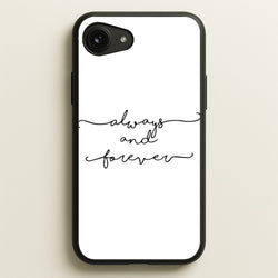 Always & Forever - VD  - marble Phone Case for iPhone 16e