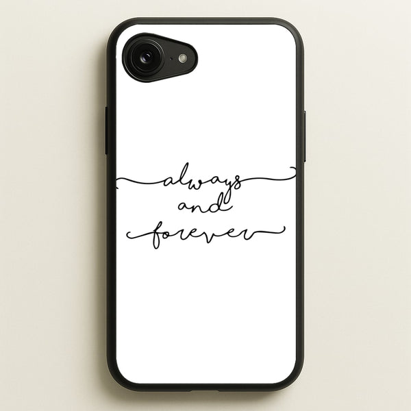 Always & Forever - VD  - marble Phone Case for iPhone 16e