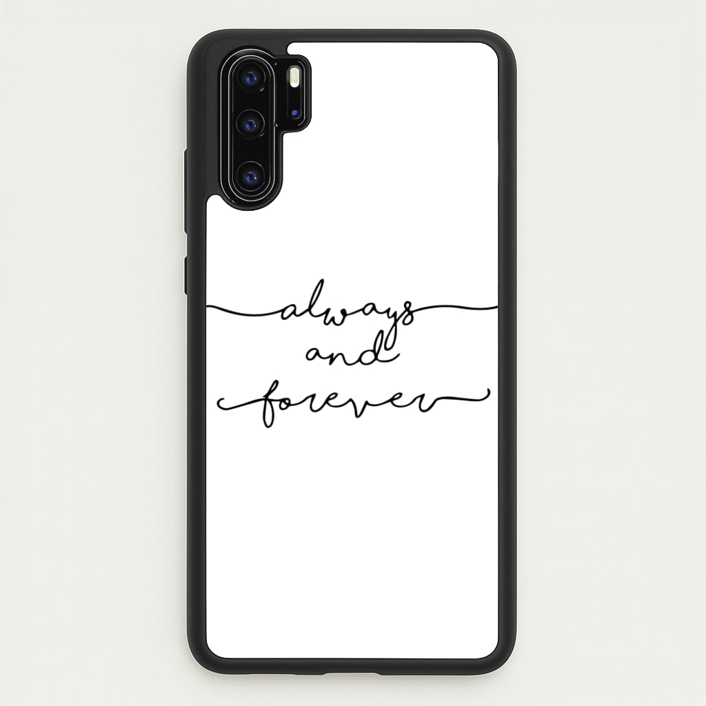 Always & Forever - VD  - marble Phone Case for Huawei P30 Pro