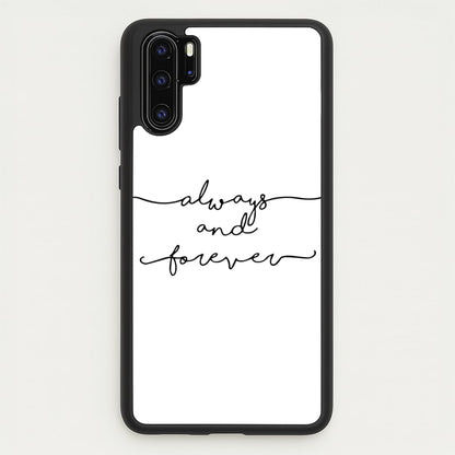 Always & Forever - VD  - marble Phone Case for Huawei P30 Pro
