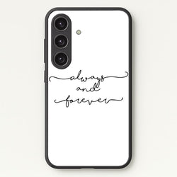 Always & Forever - VD  - marble Phone Case for Galaxy S24