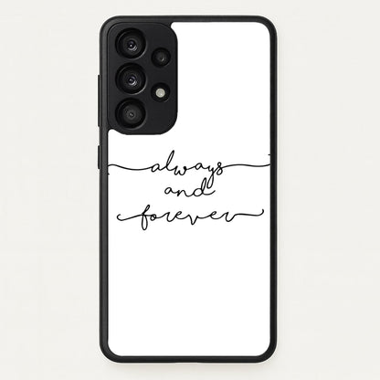 Always & Forever - VD  - marble Phone Case for Galaxy A53