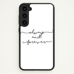 Always & Forever - VD  - marble Phone Case for Galaxy S23
