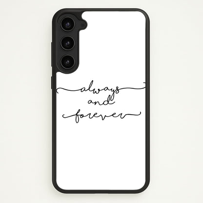 Always & Forever - VD  - marble Phone Case for Galaxy S23