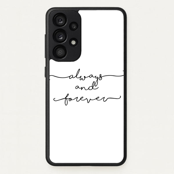 Always & Forever - VD  - marble Phone Case for Galaxy A33