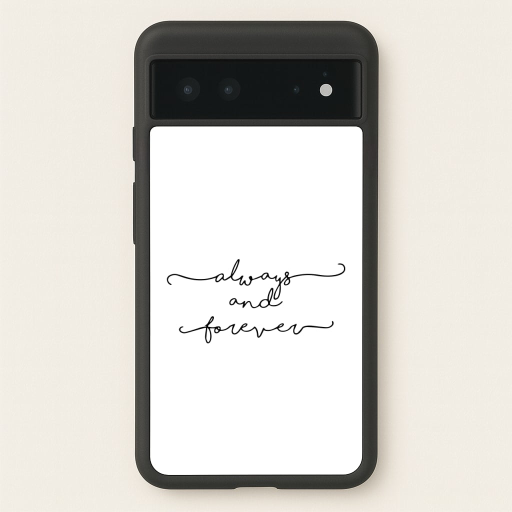 Always & Forever - VD  - marble Phone Case for Google Pixel 6