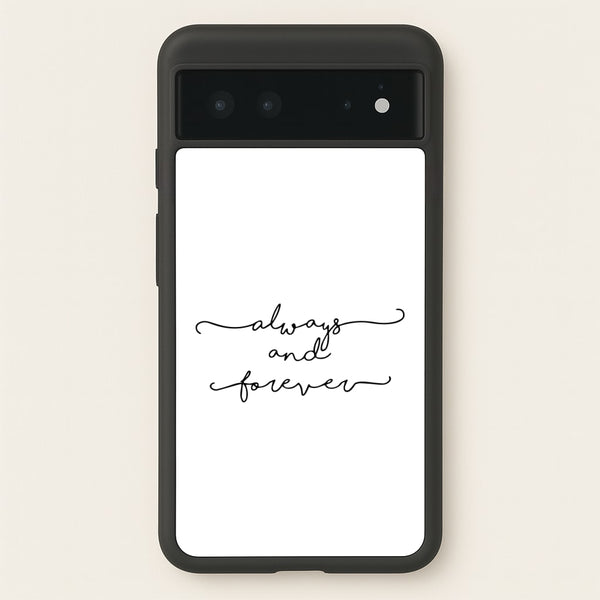 Always & Forever - VD  - marble Phone Case for Google Pixel 6