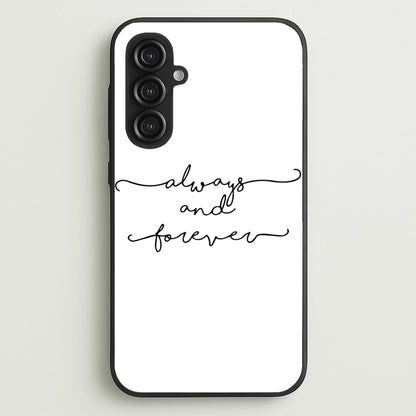 Always & Forever - VD  - marble Phone Case for Galaxy S23FE