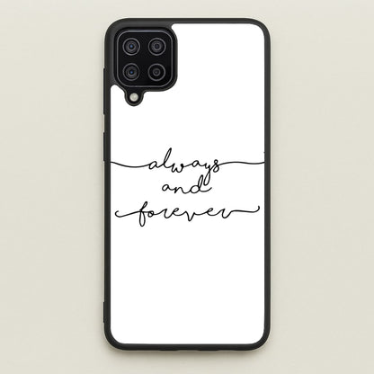 Always & Forever - VD  - marble Phone Case for Galaxy A12